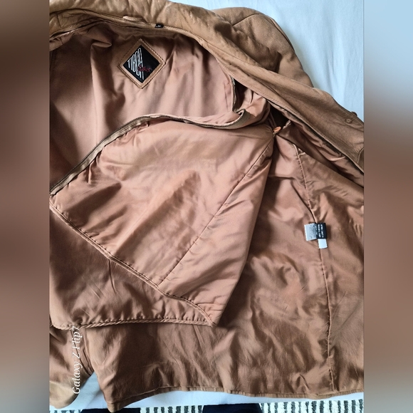 Tiboa Leathers Vintage Camel Genuine Leather Jacket - Size 14 - Picture 6 of 11